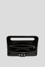 Load image into Gallery viewer, Black Patent Lambskin Medium Double Bag by Dior
