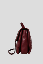 Load image into Gallery viewer, Bordeaux RHW Lambskin Large Trendy Top Handle Bag by Chanel
