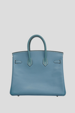 Load image into Gallery viewer, Blue Jean PHW Birkin 25 Epsom Leather Bag by Hermès
