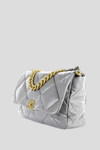 Load image into Gallery viewer, Grey Chanel 19 Maxi Bag by Chanel
