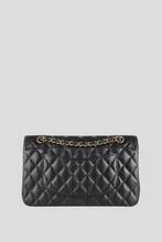 Load image into Gallery viewer, Black GHW Caviar Medium Classic Double Flap Bag by Chanel
