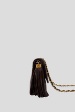 Load image into Gallery viewer, Brown GHW Lambskin Mini Crossbody Bag by Chanel
