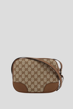 Load image into Gallery viewer, Brown GG Canvas and Leather Bree Crossbody Bag by Gucci
