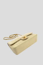 Load image into Gallery viewer, Cream GHW Vertical Lambskin Medium Flap Bag by Chanel
