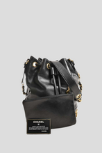 Load image into Gallery viewer, Black Triple Coco Bucket Bag by Chanel
