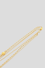 Load image into Gallery viewer, Gold Lion Medallion Trio Chain Necklace by Chanel
