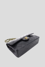 Load image into Gallery viewer, Black GHW Lambskin Medium Classic Double Flap Bag by Chanel
