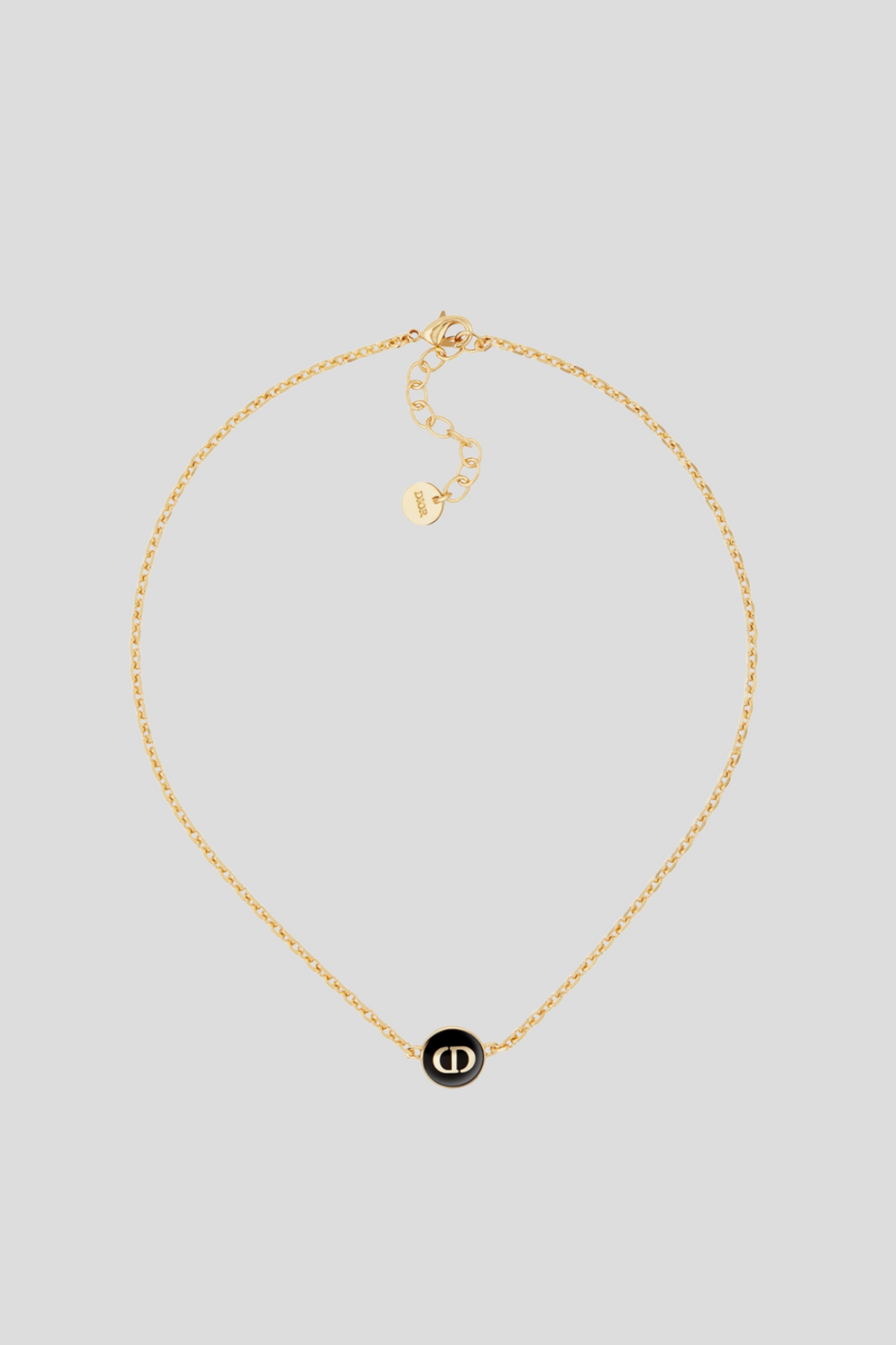 Gold Petit CD Necklace by Dior