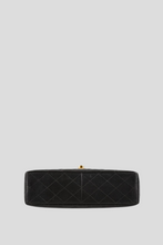 Load image into Gallery viewer, Black GHW Lambskin Jumbo Single Flap Bag by Chanel
