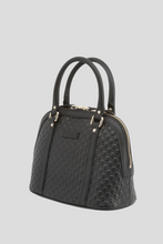 Load image into Gallery viewer, Black Guccissima Micro Top Handle Bag by Gucci
