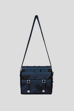 Load image into Gallery viewer, Blue Camouflage Embroidery Diorcamp Bag by Dior
