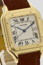 Load image into Gallery viewer, Brown Panthère De Cartier 18K Yellow Gold Medium Watch by Cartier
