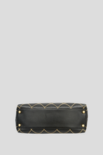 Load image into Gallery viewer, Black GHW Lambskin Diamond Stitch Shoulder Bag by Chanel
