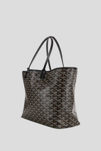 Load image into Gallery viewer, Black Goyardine Saint Louis PM Bag by Goyard
