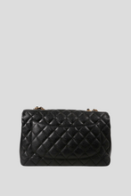 Load image into Gallery viewer, Black GHW Caviar Jumbo Single Flap Bag by Chanel
