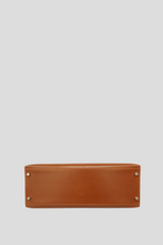 Load image into Gallery viewer, Gold PHW Kelly Sellier 35 Box Calf Bag by Hermès
