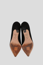 Load image into Gallery viewer, Black Suede Embroidered J&#39;adior Heels Size 39 / UK 6 by Dior
