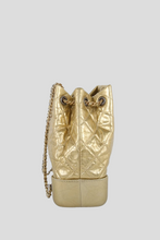 Load image into Gallery viewer, Gold GSHW Aged Calfskin Quilted Gabrielle Backpack by Chanel
