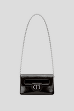 Load image into Gallery viewer, Black Patent Lambskin Medium Double Bag by Dior
