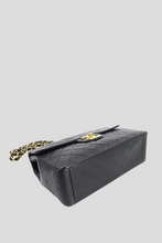 Load image into Gallery viewer, Black GHW Lambskin Maxi Single Flap Bag by Chanel
