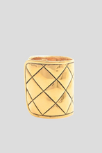 Load image into Gallery viewer, Gold Diamond Quilt Bangle by Chanel
