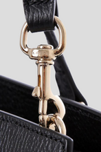 Load image into Gallery viewer, Black Interlocking GG Soho Top Handle Bag by Gucci
