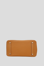 Load image into Gallery viewer, Gold PHW Birkin 35 Taurillon Clemence Leather Bag by Hermès
