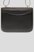 Load image into Gallery viewer, Black GHW Constance 23 Box Calf Leather Bag by Hermès
