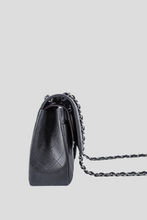 Load image into Gallery viewer, Black SHW Caviar Jumbo Classic Double Flap Bag by Chanel
