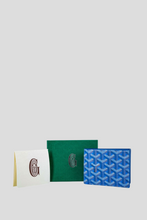 Load image into Gallery viewer, Blue Goyardine Victoire Bi-Fold Wallet by Goyard
