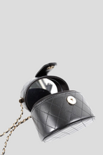 Load image into Gallery viewer, Black GHW Lambskin CC Small Allure Vanity Case With Chain by Chanel
