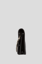 Load image into Gallery viewer, Black GHW Stitch Lambskin Wallet On Chain by Chanel
