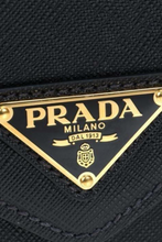 Load image into Gallery viewer, Black Saffiano Pattina Envelope Crossbody Bag by Prada
