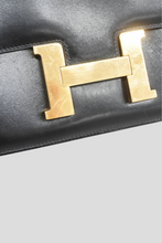 Load image into Gallery viewer, Black GHW Constance 23 Box Calf Leather Bag by Hermès
