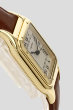 Load image into Gallery viewer, Brown Panthère De Cartier 18K Yellow Gold Medium Watch by Cartier
