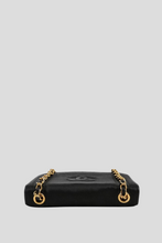 Load image into Gallery viewer, Black GHW Satin CC Mini Crossbody Bag by Chanel
