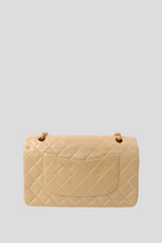 Load image into Gallery viewer, Beige GHW Lambskin Medium Classic Double Flap Bag by Chanel
