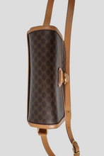 Load image into Gallery viewer, Brown Old Céline Macadam Crossbody Bag by Celine
