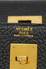 Load image into Gallery viewer, Black GHW Kelly Retourne 40 Togo Leather Bag by Hermès
