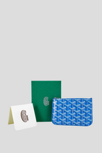 Load image into Gallery viewer, Blue Goyardine Sénat Mini Wallet by Goyard
