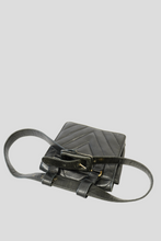 Load image into Gallery viewer, Black GHW Lambskin Chevron Belt Bag by Chanel
