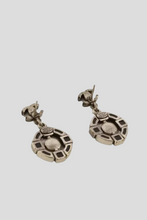 Load image into Gallery viewer, Green CC Round Drop Earrings by Chanel
