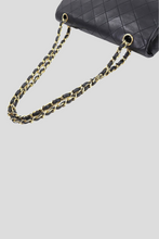 Load image into Gallery viewer, Black GHW Lambskin Medium Classic Double Flap Bag by Chanel
