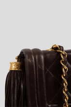 Load image into Gallery viewer, Brown GHW Lambskin Mini Crossbody Bag by Chanel
