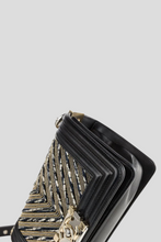 Load image into Gallery viewer, Black Limited Edition Woven Small Boy Bag by Chanel
