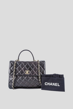 Load image into Gallery viewer, Black GHW Lambskin Large Trendy Top Handle Bag by Chanel
