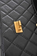 Load image into Gallery viewer, Black GHW Aged Calfskin Large 2.55 Bag by Chanel
