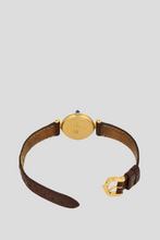 Load image into Gallery viewer, Burgundy Tank Must Colisée Yellow Gold Plated Watch by Cartier
