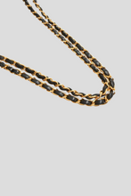 Load image into Gallery viewer, Black Lambskin Coco Chain Shoulder Bag by Chanel
