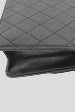 Load image into Gallery viewer, Black GHW Quilted Lambskin Matelasse Diana Single Flap Bag by Chanel
